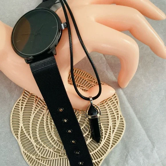 2pcs watch, set for men necklace included gift for anniversary and more - Picture 2 of 9